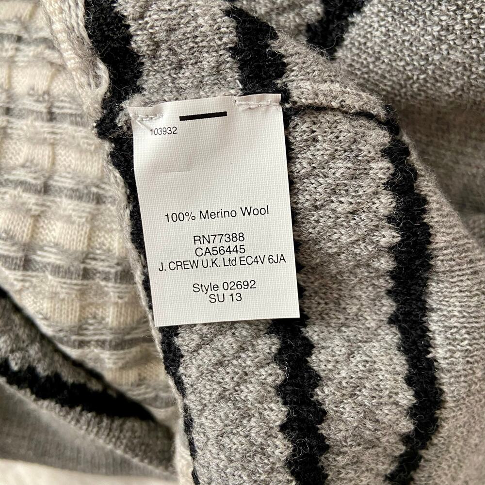 J. Crew Striped Wool Sweater Size Small - Picture 5 of 5